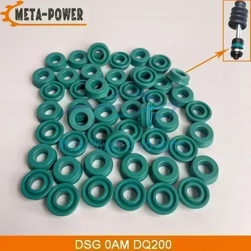 2~18PCS 0AM DSG DQ200 Automatic Transmission Valve Body Push Rod Piston Green Rubber For VW Audi Skoda Seat 7Speed Car Accessory