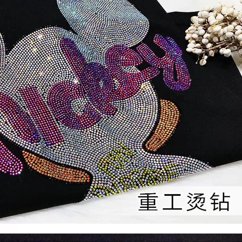 Women Brand Female Girl T Shirt Tops mickey fashion Designer Tshirt Summer Cartoon Short sleeve  T-Shirt korean popular clothes