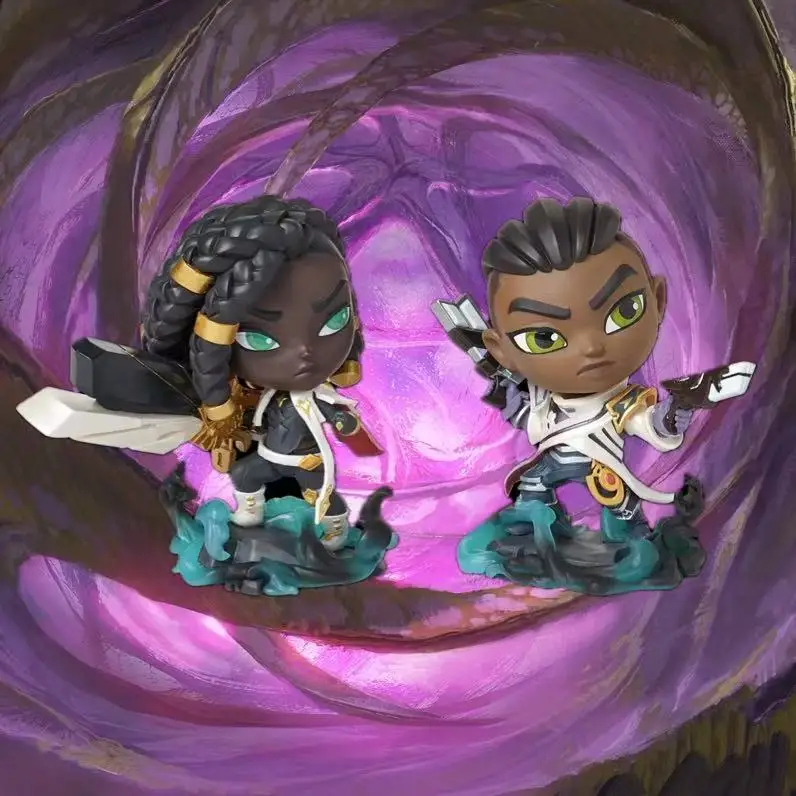 Senna & Lucian DUO Figure Set   Xayah & Rakan DUO Figure Set   Genuine Original Packaging Brand New view 3