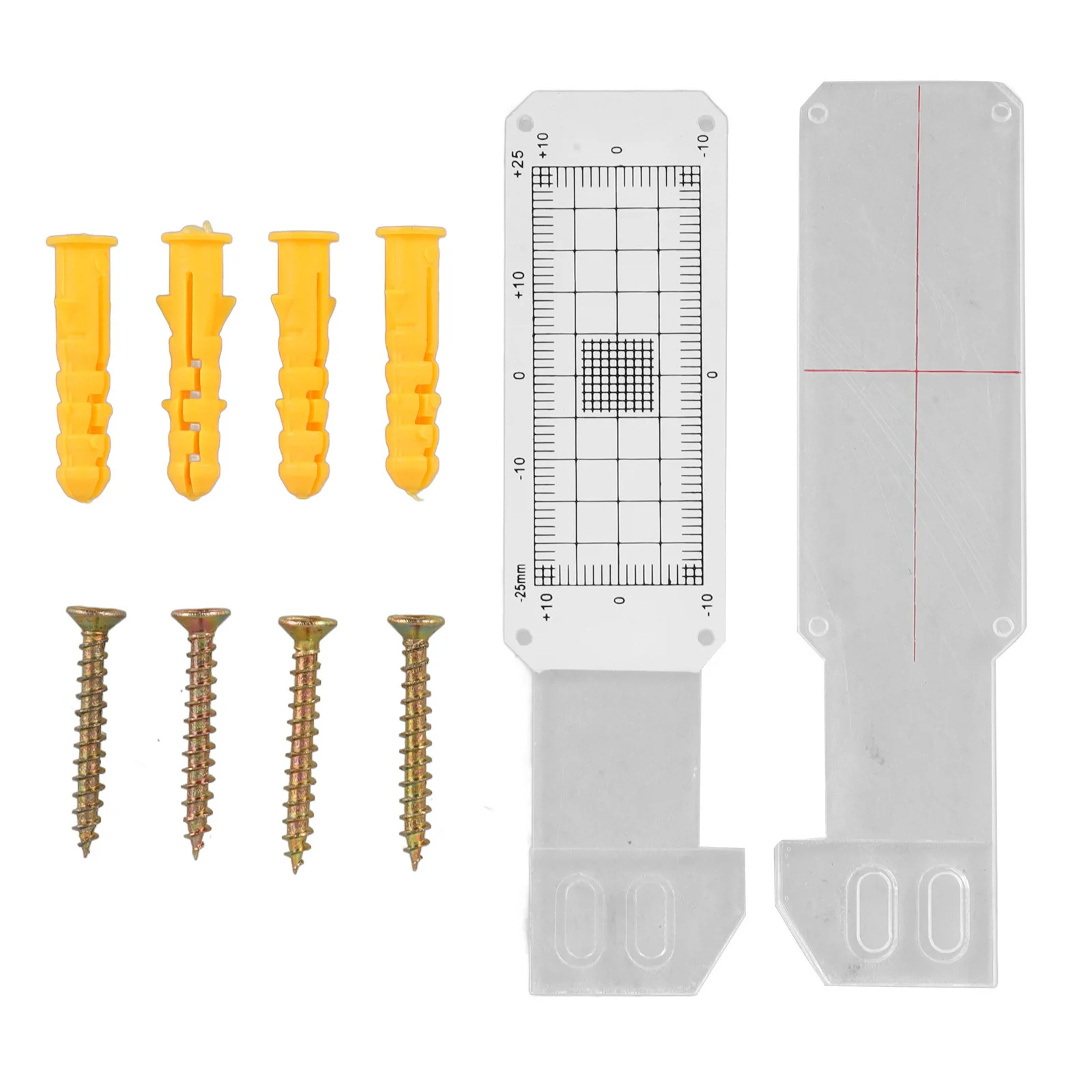 1 مجموعة الكراك مراقبة حاكم الاكريليك الكراك عرض مقياس حاكم أداة قياس لجدران البناء المحمولة عالية الدقة #3