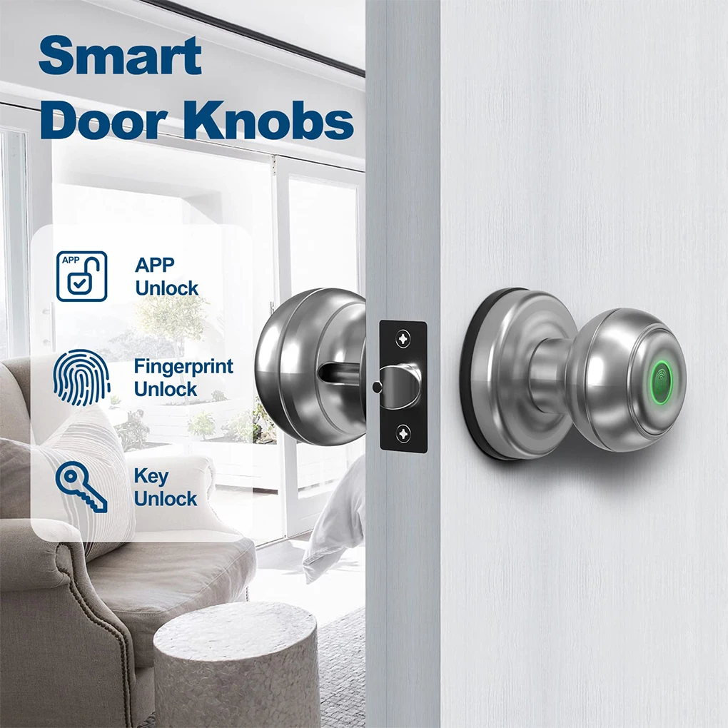 Easy And Convenient Access Control For Door Smart Lock More Intelligent And Secure Smart Door Knob