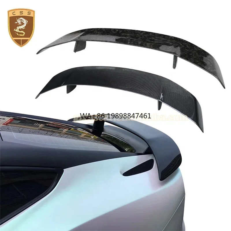 

Glossy Black Carbon Fiber Car Wing Spoiler for Ferrari F12 Auto Body Part with Rear Style Novi Style WingSpoiler for Ferrari F12