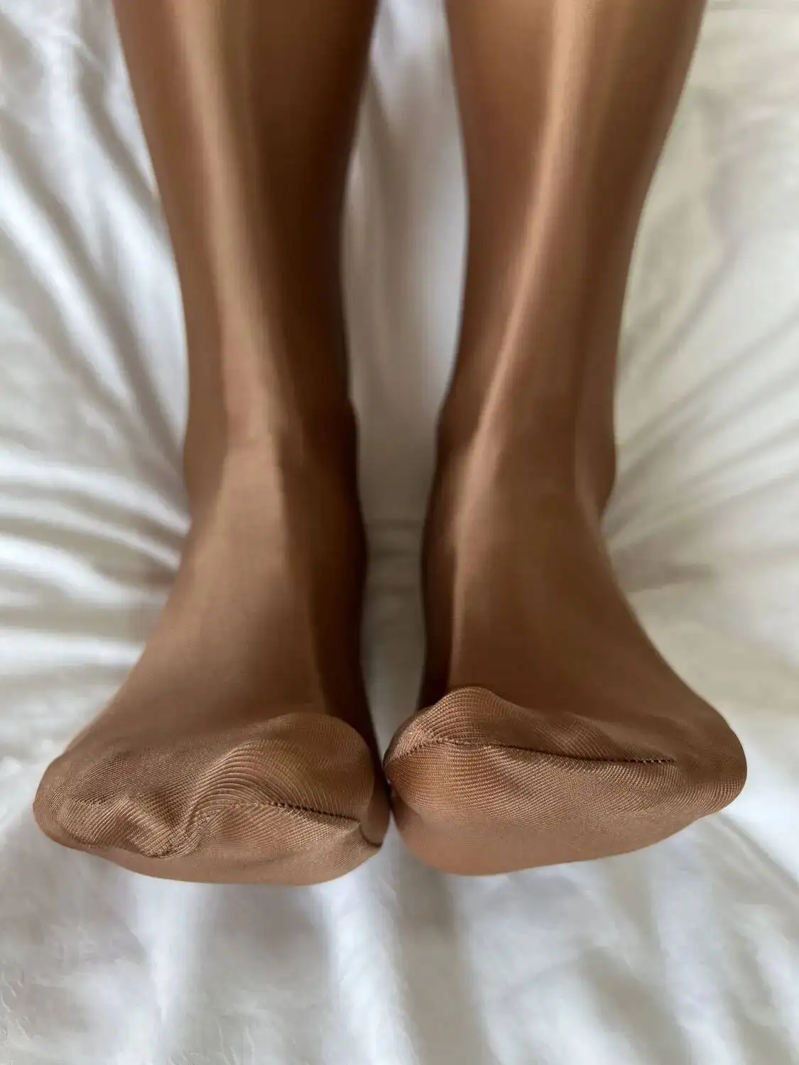Length260-520cm Non-slip See Through Sexy Satin Glossy Socks Plus Size Japanese Oil Shiny Stockings