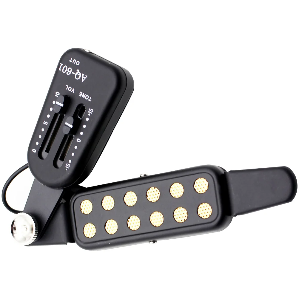 

Guitar Pickup Acoustic No Punch Design Classical Transducer Contact Instrument Accessory Durable Practical for Folk Guitar Bass