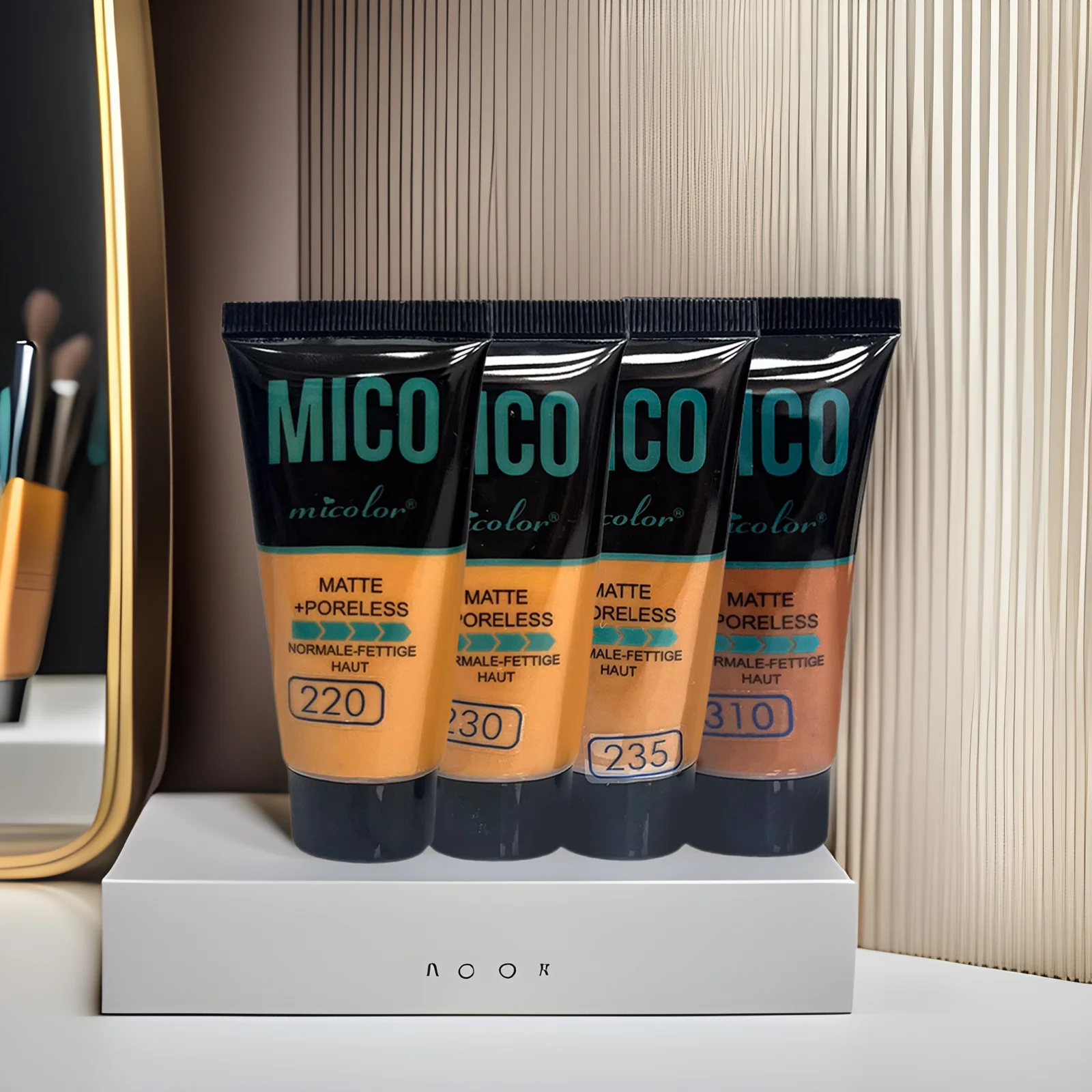 40ml copertura completa per le donne nere cosmetici coreani pelle secca grassa fondotinta correttore liquido viso idratante trucco di base