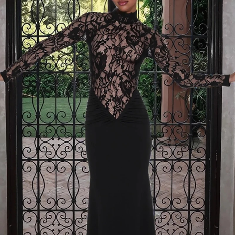 Ladies O-Neck Lace … - image