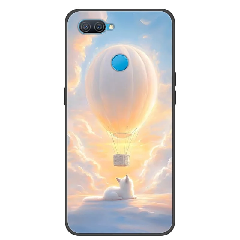 ل ممن لهم A12 حافظة كول رسمت غطاء لينة سيليكون جراب هاتف ل ممن لهم A7 AX7 عودة يغطي الوفير كوكه A12 CPH2083 CPH2077 كوكه