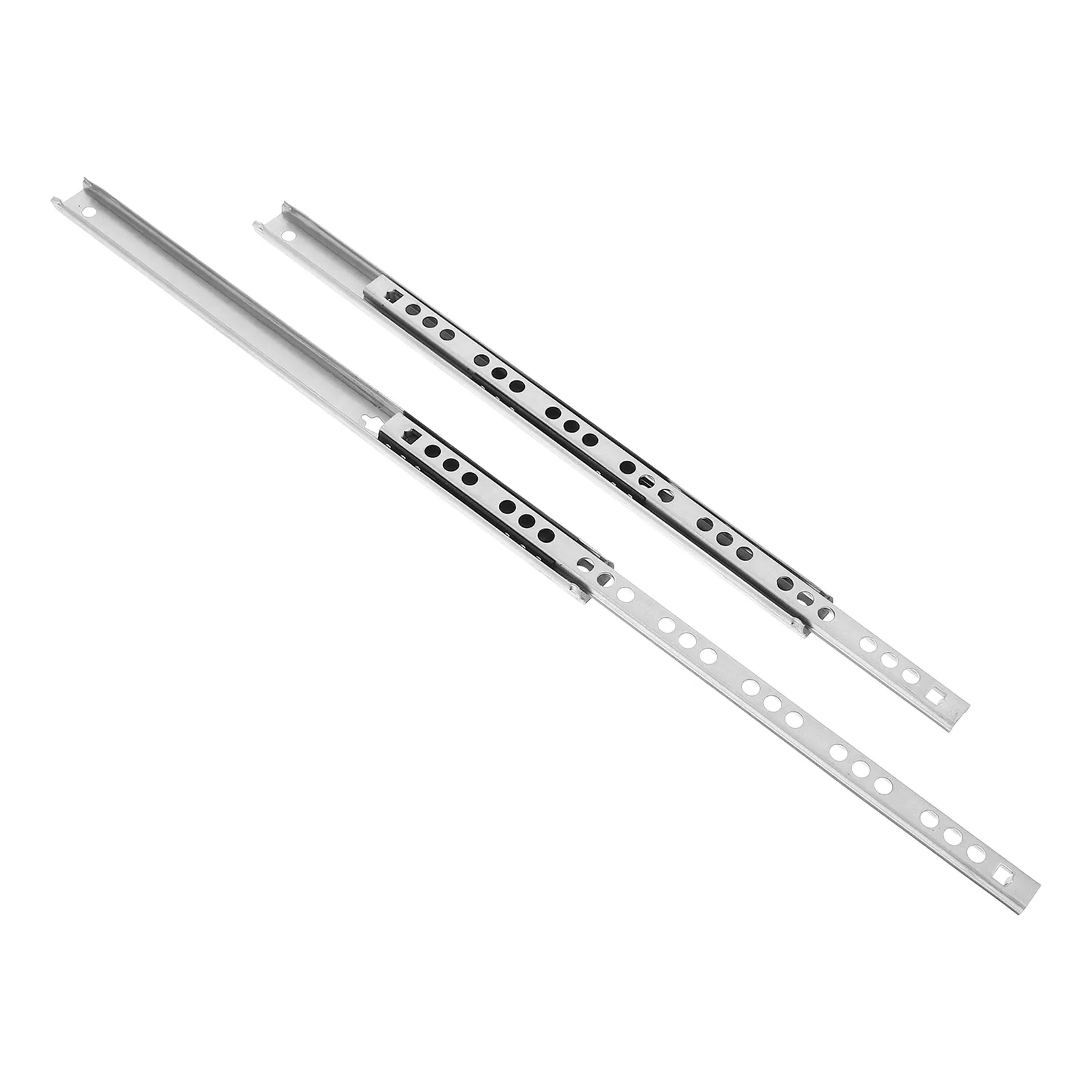 

2pcs Steel Ball Bearing Drawer Slides Smooth Quiet Cabinet Glides Soft Close Full Extension Heavy Duty Side Mount