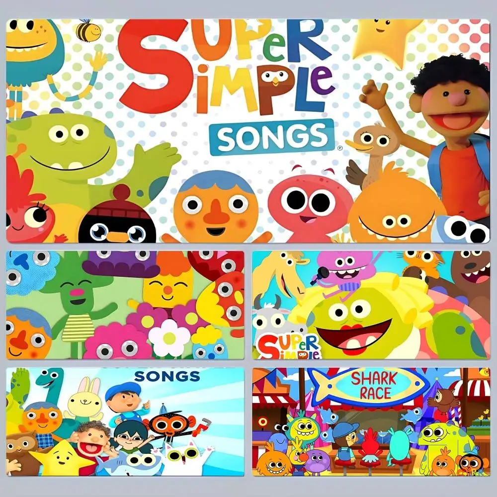 

Коврик для стола S-Super S-Simple Songs, кастомный дизайн, для студентов, геймеров, для клавиатуры компьютера, для игр, для ПК