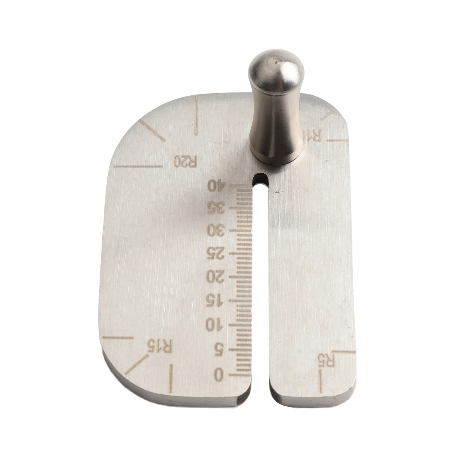 Leather Crafting Punching Ruler for Accurate Hole Positioning in Stitching and DIY Projects with Stainless Steel Construction
