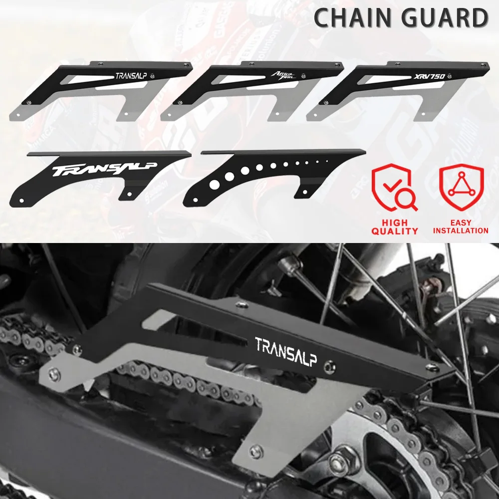 XRV650 AfricaTwin XRV750 Africa Twin Motorcycle Accessories For Honda XL600V XL650V XL700V Transalp Chain Guard Cover Protector