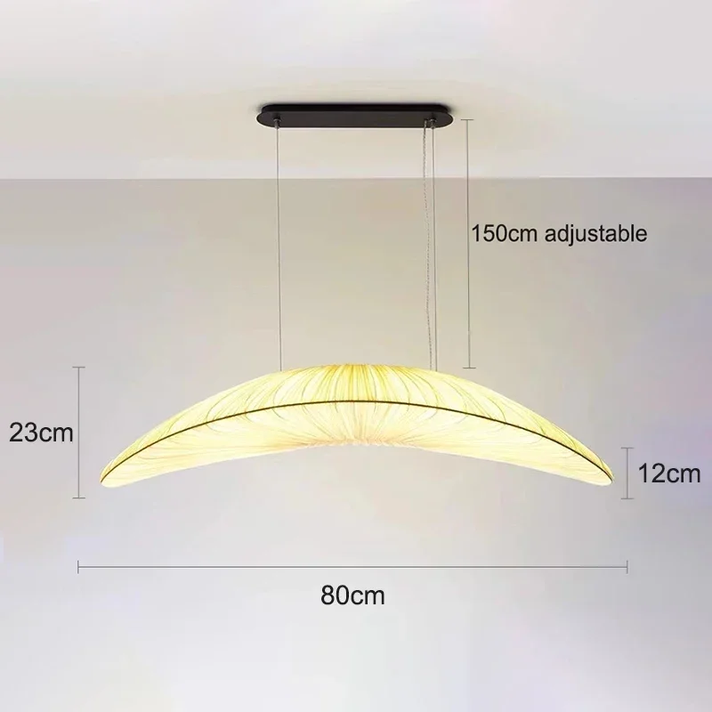 Persoonlijkheid Zeedoek Hanglamp Designer Zeilboot Plafond Kroonluchter Eetkamer Slaapkamer Huis Grote Stof Hanglamp
