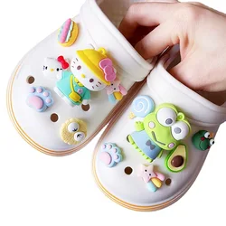 Miniso Hallo Kitty Sanrio 3D Schuh Charme DIY Schuh dekorationen Zubehör für Bogg Bag Slides Sandalen Clogs Kinder Geschenke