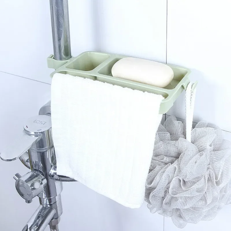 

Household Kitchen Drain Rack Drain Hanger Clip Type Faucet Drain Storage Rack Hole Free Sponge Rag Rack