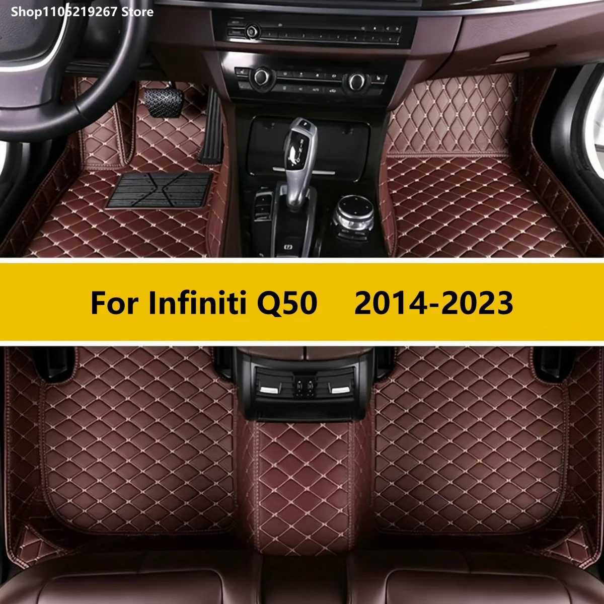 

Custom Car Floor Mats Fit For Infiniti Q50 2014 2015 2016 2017 2018 2019 2020 2021 2022 2023 Auto Foot Carpet Easy to clean