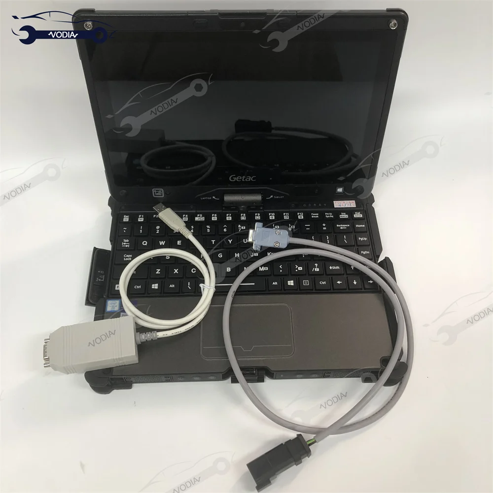 v110 laptop with New Forklift Crown linde Interface PEAK PCAN-USB Crown CAN Interface full system diagnostic tool