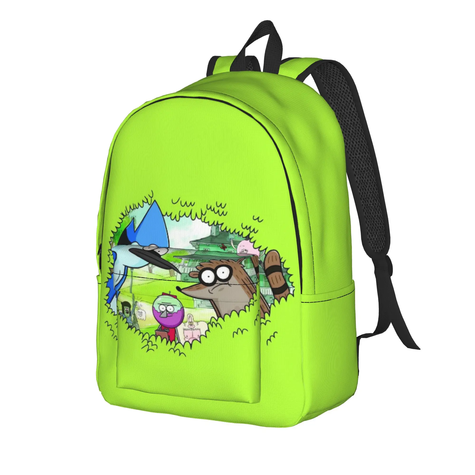 Mordecai And Rigby Regulars Shows Backpack  University Backpacks Women Custom Print School Bags Fashion Rucksack
