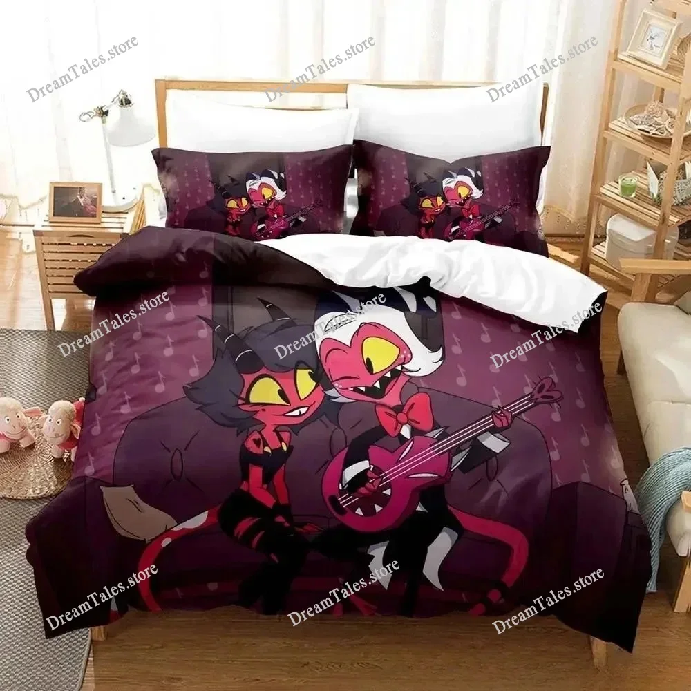 

Fashion 3D Print Anime Loona Boss Bedding Set Cartoon Anime Three-piece Set Adult Kid Bedroom Duvet Cover Sets Home Textiles741