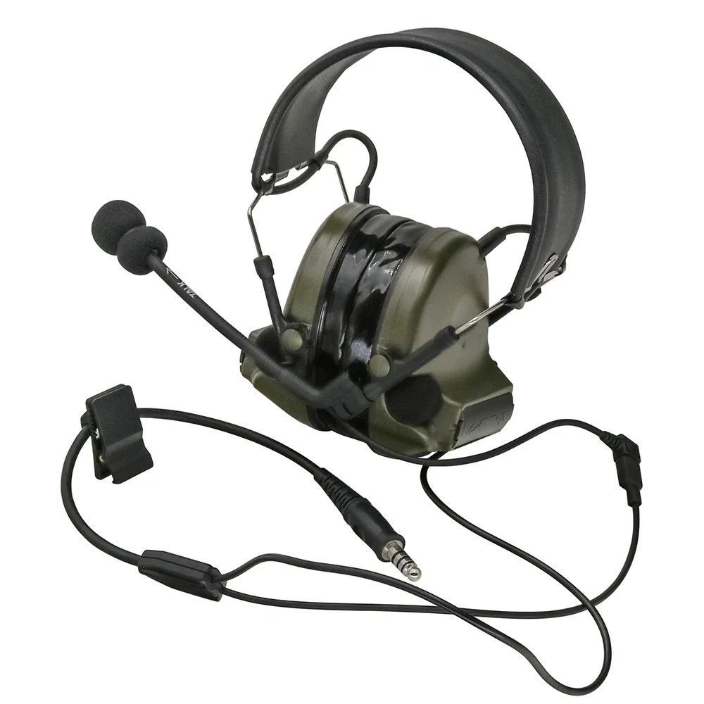 TCIHEADSET-Casque DulShooting, Kit Y-Line, Compatible avec COMTAC, Casque DulShooting, Protection auditive, Cache-oreilles de chasse