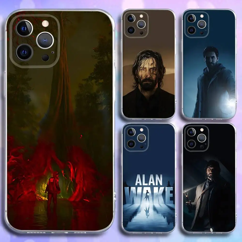 

Game A-Alan Wake 2 Phone Case For iPhone 17,16,15,14,13,12,11 Pro,Max,Plus,X,XS,XR,SE4,E Mini Transparent Soft Cover