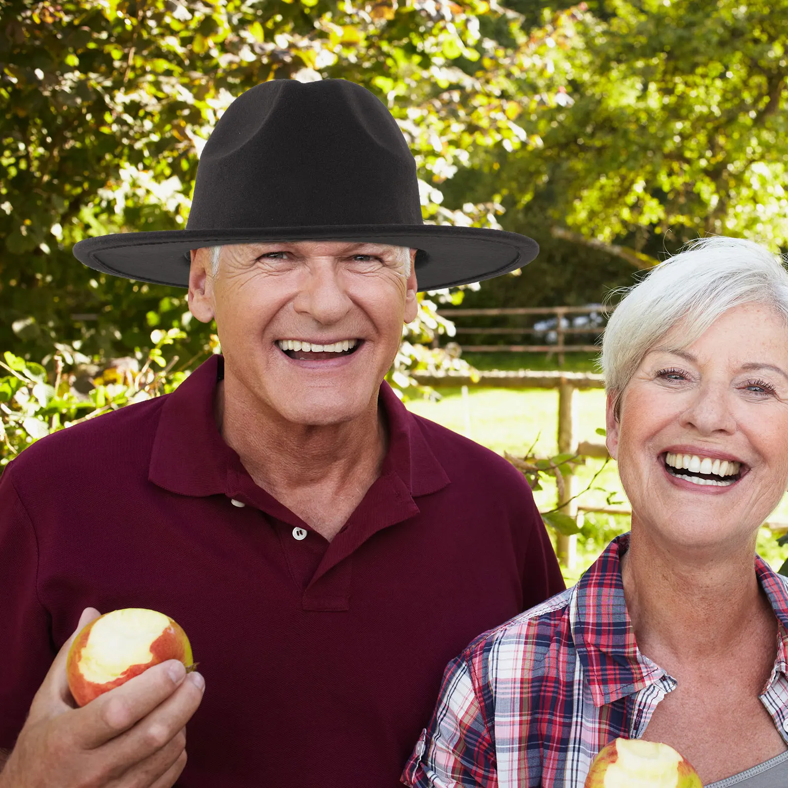 

Vintage Jazz For Men Black Tops Hat Wide Brim Lightweight Elegant Costume Party Accessory Dress Up Cosplay Western Cowboy