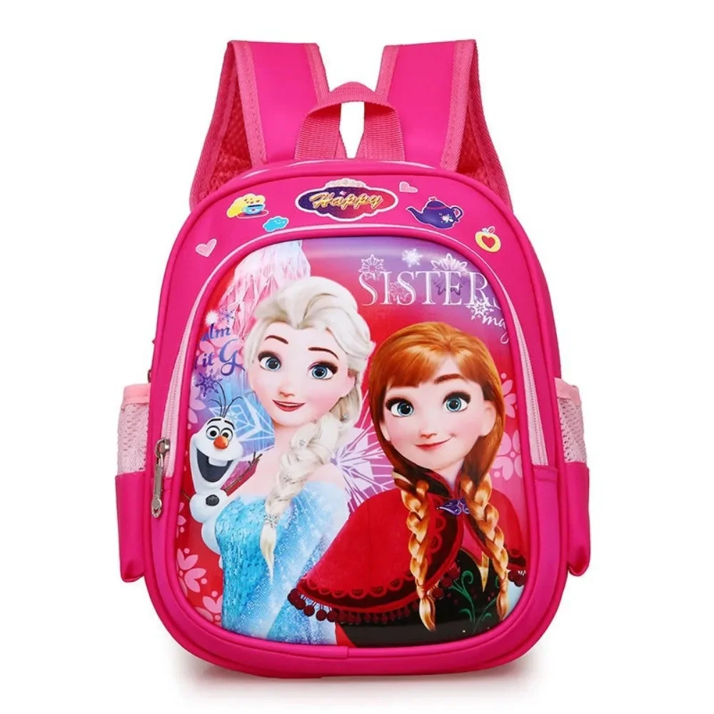 Popular 3D Cartoon Cute Princess Elsa Sofia Hero Spider Man Boys And Girls Can Use Exquisite Kindergarten Children's Backpacks