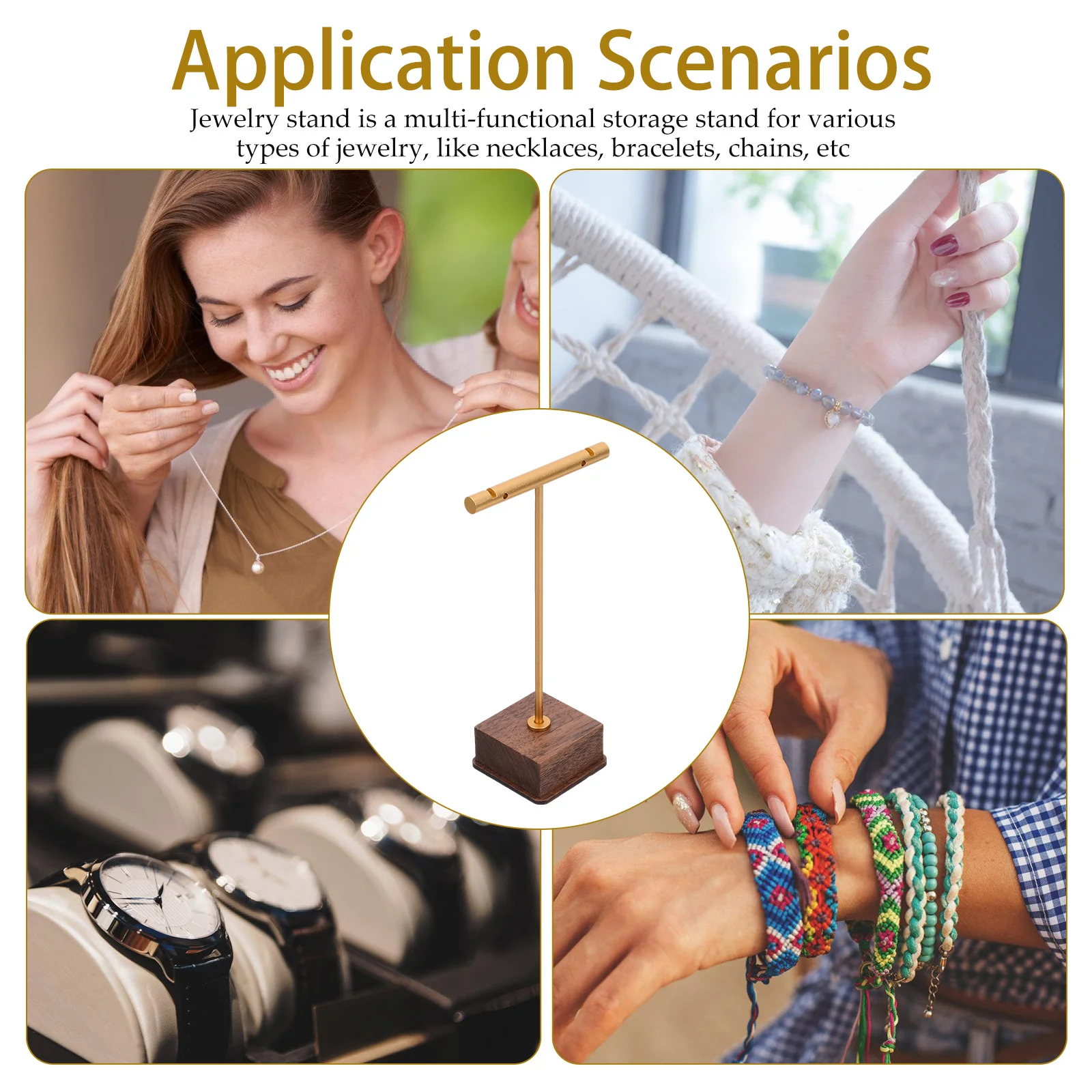 Jewelry Necklace Holder Jewellery Organiser Stand Holders Display for Selling Jewellery Organizer Organiser Vendors New