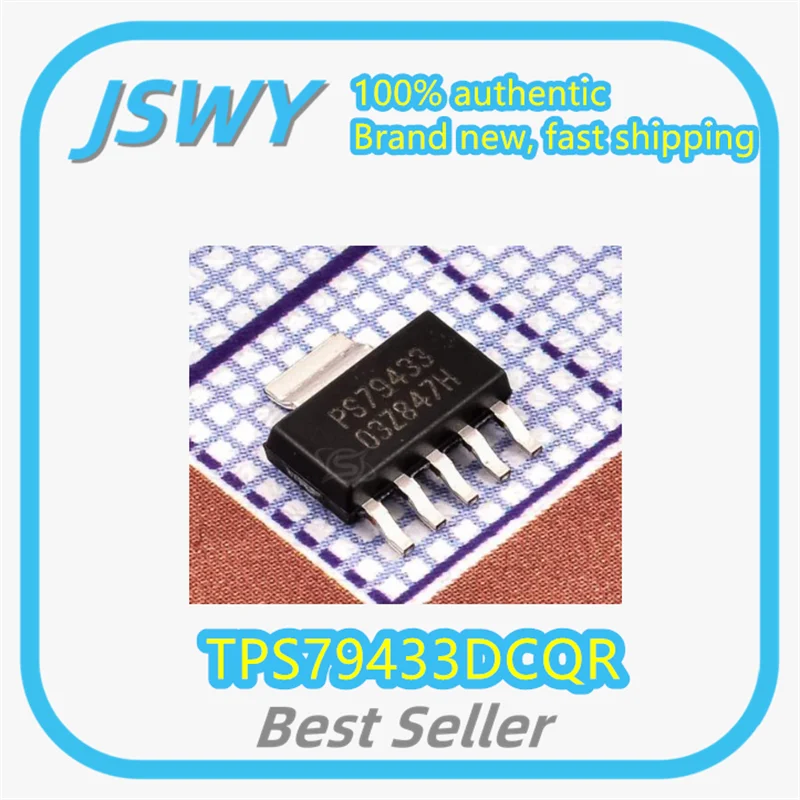 (5/50 pcs) TPS79433DCQR TPS79433 SOT-223-6 Linear Regulator Genuine Original Fast Shipping