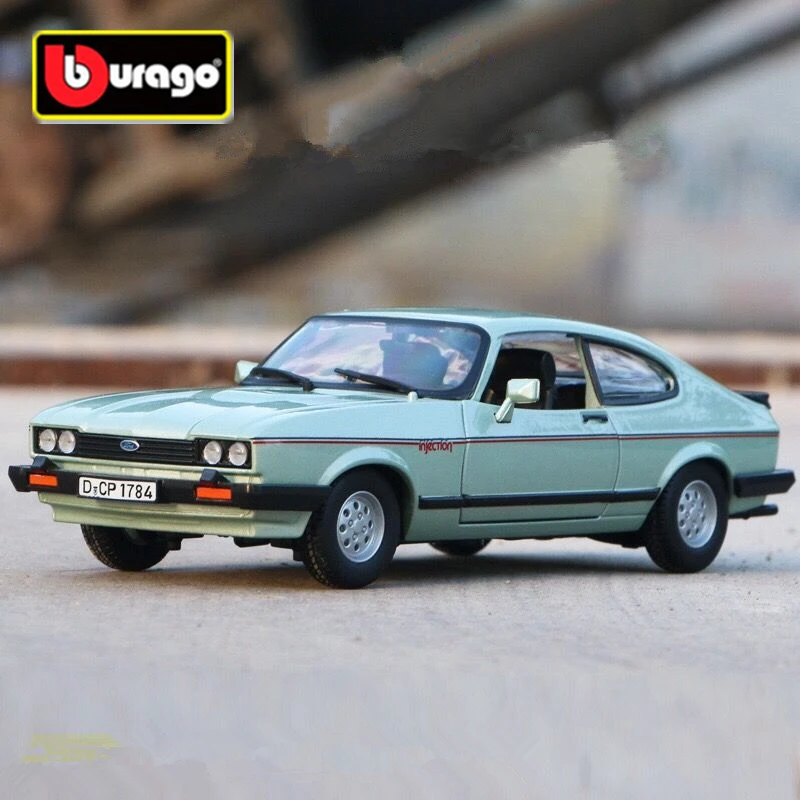

Bburago 1:24 1982 Ford Capri Alloy Car Model Diecast Metal Classic Sports Car Vehicles Model Simulation Collection Kids Toy Gift
