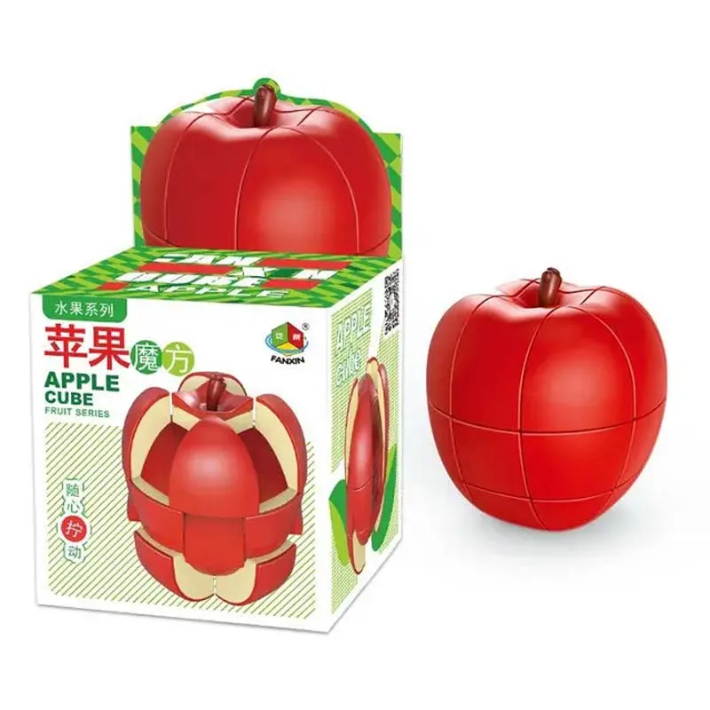 Panxin-Vormige Fruitset Gladde Bananenkubus Kweek Het Intellect Speelgoed Voor Kinderen Fruit Magische Kubus Beginner Puzzel Drukverlichting Speelgoed