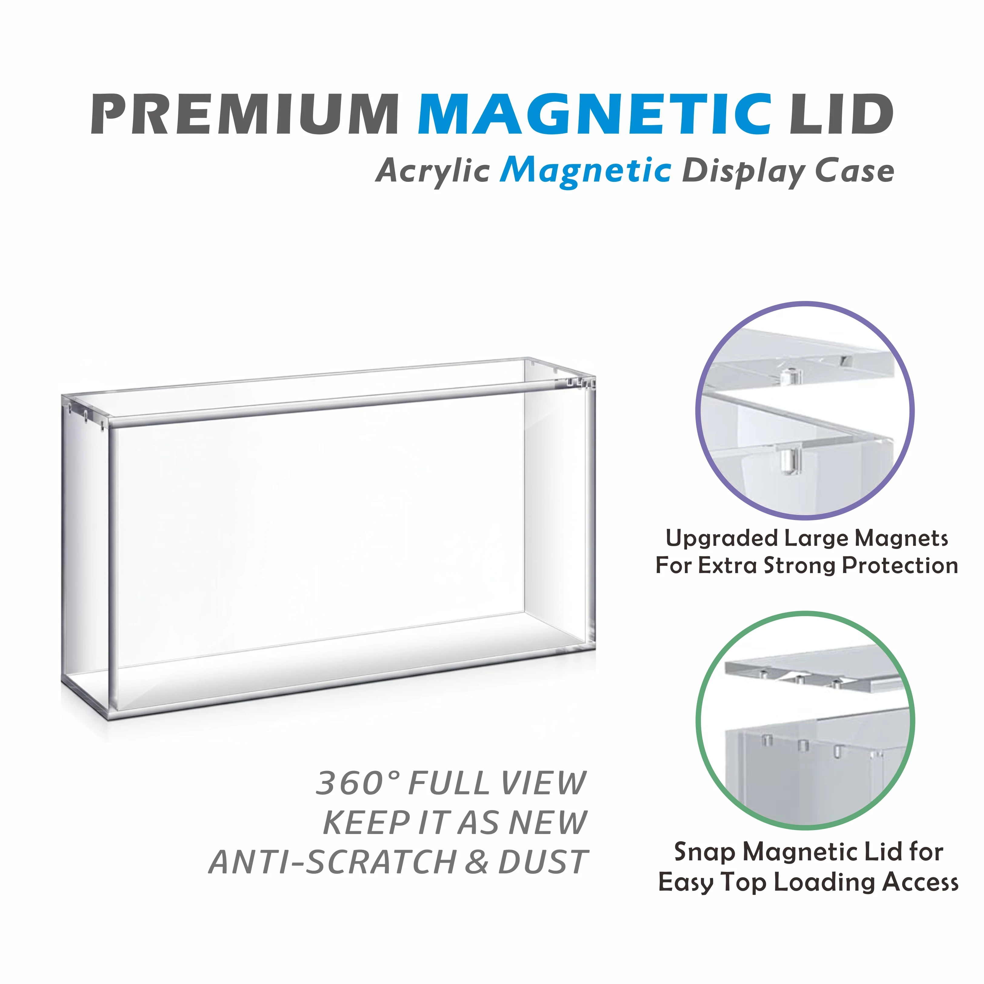 حافظة عرض مغناطيسية من الأكريليك لجهاز PKMN Charizard Ultra Premium Collection UPC