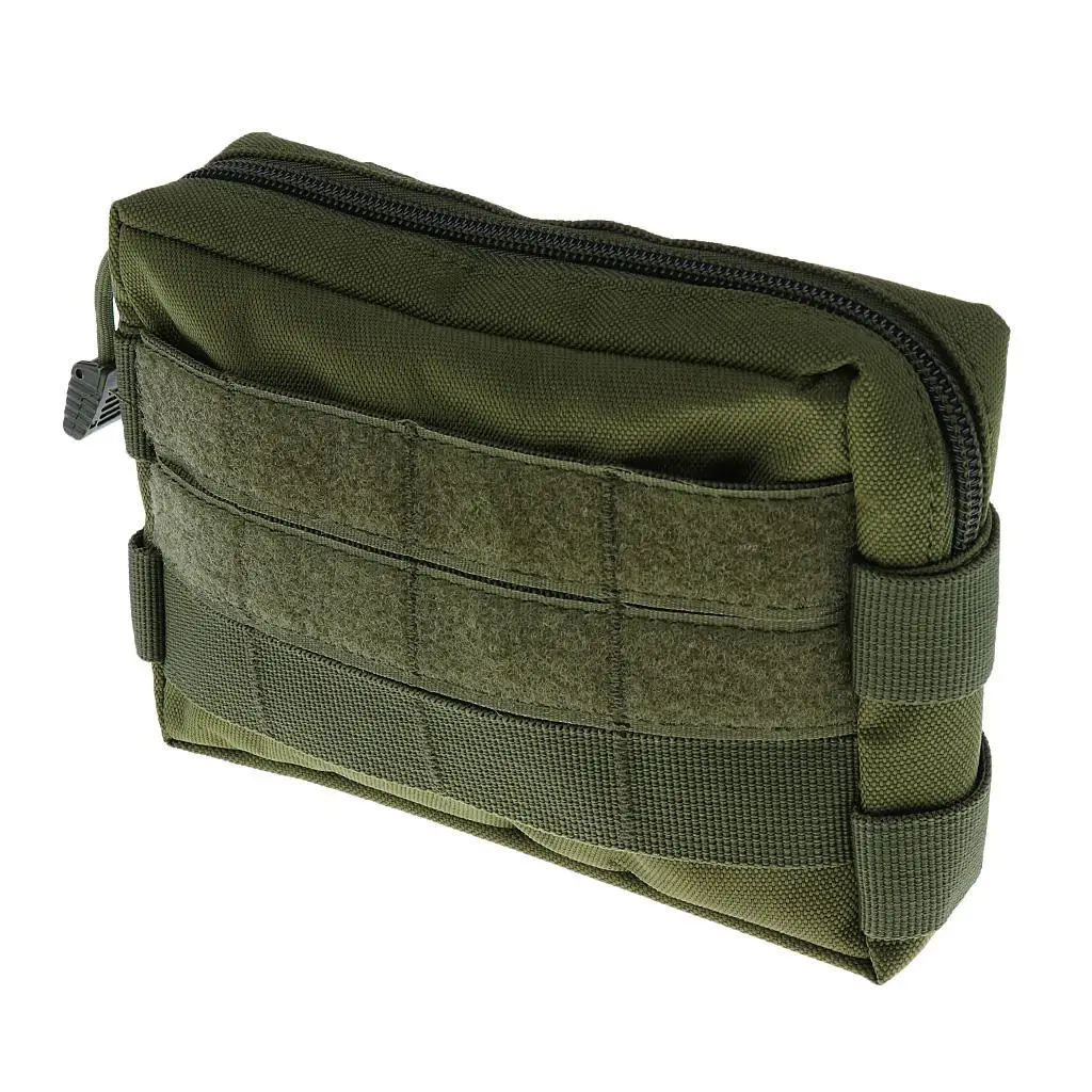 Waterproof Molle Pouch Waist Organizer Nylon Phone Holster Gadget Case for Camping Fishing Outdoor Sports