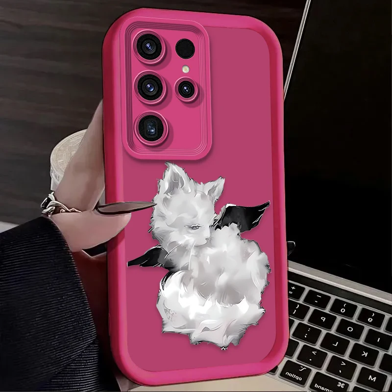 حافظة لهاتف سامسونج جالاكسي S24 S25 S23 Ultra S22 S21 Plus FE A36 A56 A26 A16 A06 A15 A25 A35 A55 5G غطاء مقاوم للصدمات #3