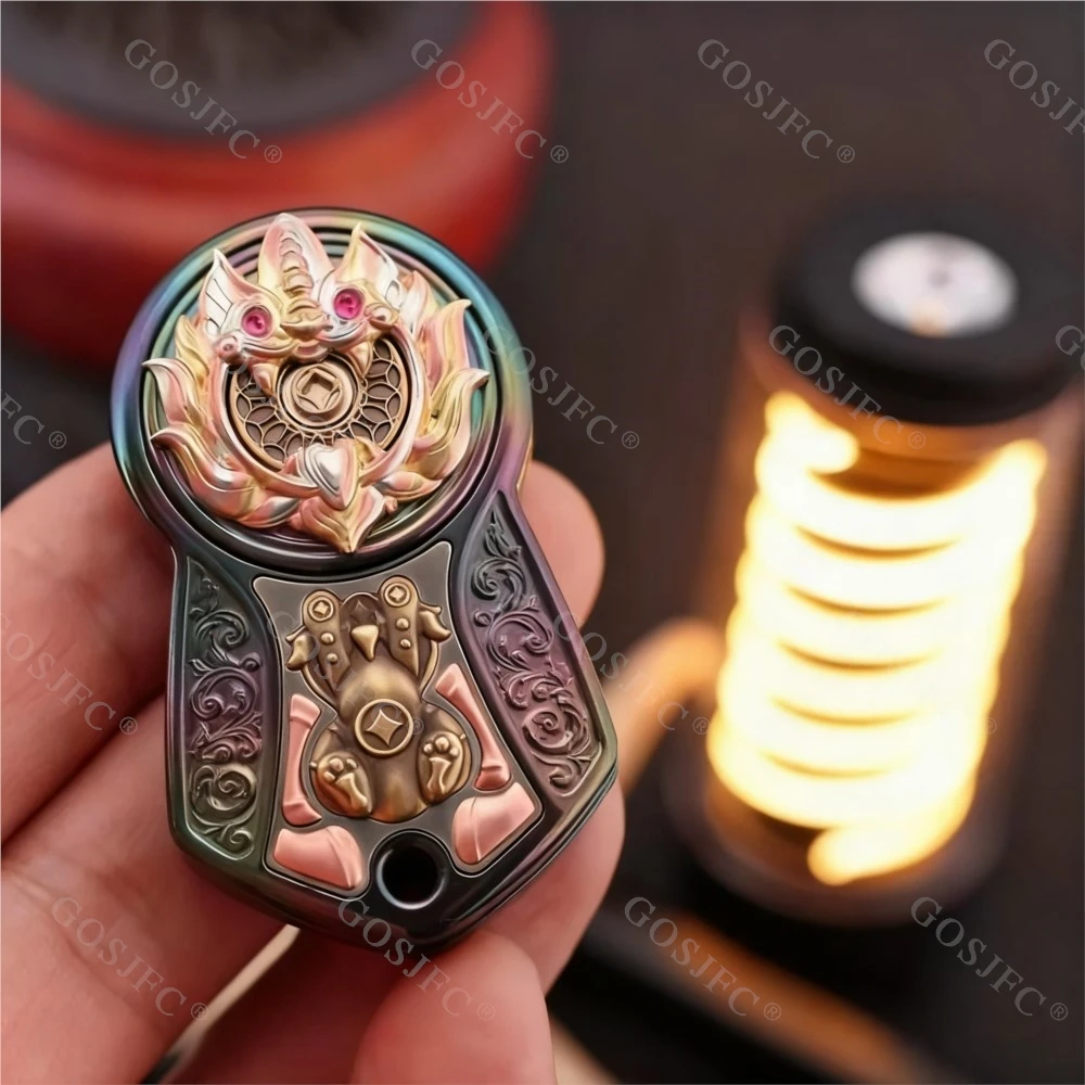 CHIMAGO EDC Mechanical Fidget Slider Stress Relief Toy Fidget Toys For Adults Limited To 50 Push Slider Original Designs