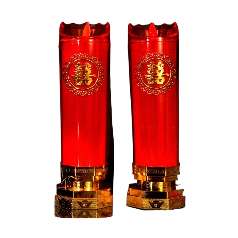 Wedding Electronic Candle Descendants Light Flower Candle Everlight Smokeless Wedding Decoration
