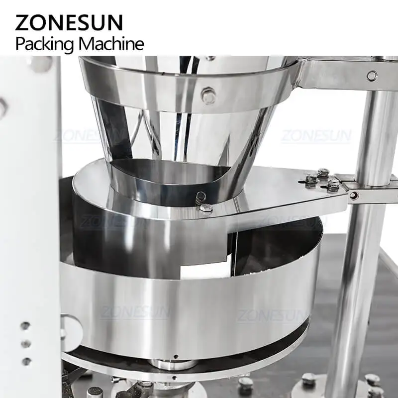 ZONESUN Automatic Granule Packing Machine ZS-FS240KQ Small Sachet Weighing Filling Sealing Packaging Machine VFFS Equipment