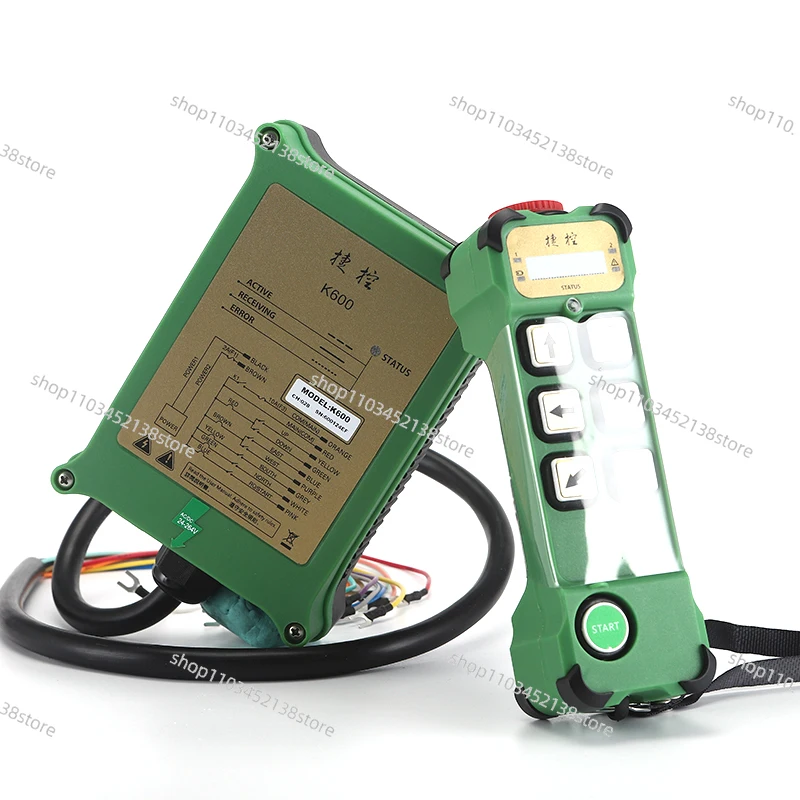 

K600 CE FCC Industrial Radio Remote Control Crane Switch Pressure Reset Radio Remote Control Crane Switch