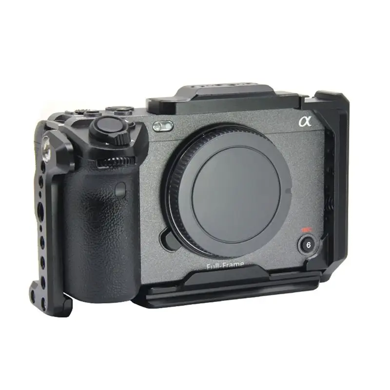 Cage de protection DT24 en alliage d'aluminium pour Sony FX30 FX3, avec plaque de dégagement rapide, compatible avec stabilisateur DJI RS.