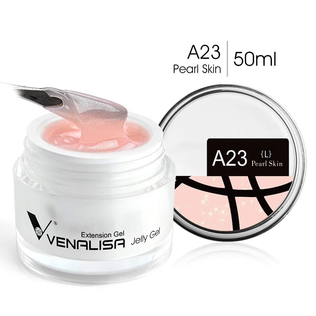 VENALISA Clear Color Extension Gel Pearl Glittle Gel Canni Supply Camouflage Fasting Jelly Nagelgel Selbstnivellierendes Acrylgel