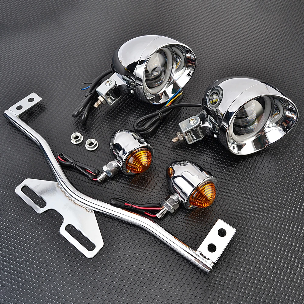 Passing Lights Bar Turn Signals Set for Yamaha V-Star XVS 650 950