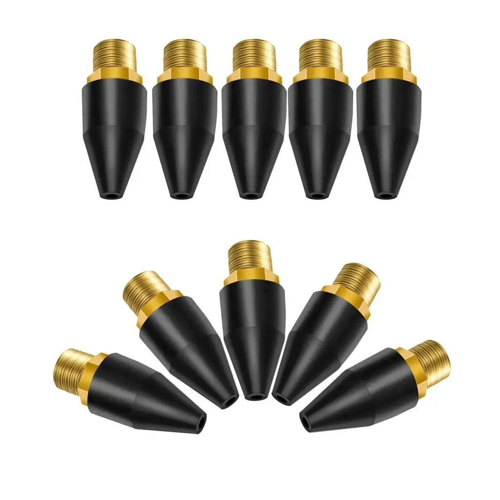 

Rubber Brass Tip for Air Blow Guns 1 8 Inch NPT Male - f 10pcs