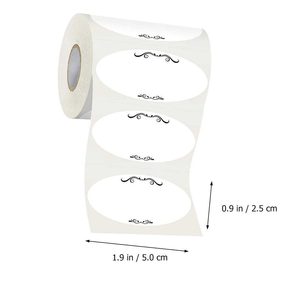 Autocollants Adhésifs pour Conserve, Étiquette Adhésive pour Emballage Délicat, 1 Rouleau de 500 Pièces
