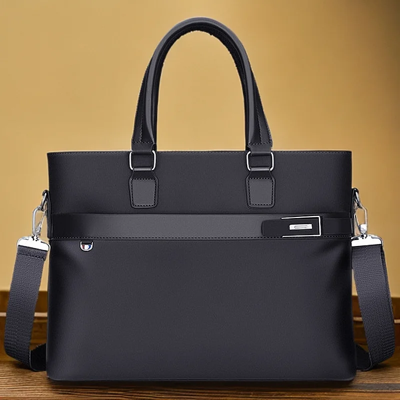 

Ox Cloth Busin Briease Men's Handbag 2025 New Sle 4 Inch Laptop Bag Commuting Traveling Crossbody Soft oulder Bag