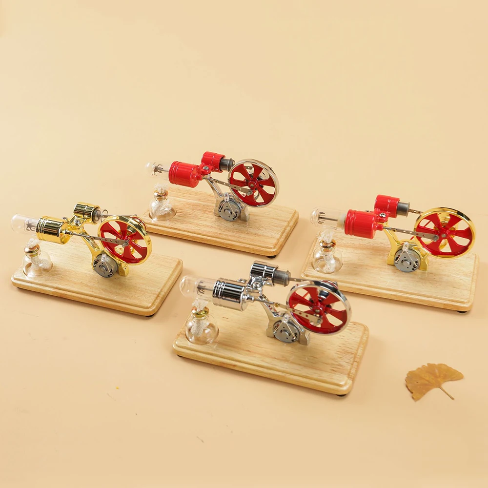 Four Color Stirling Generator Engine Model Science Physics Experiment  Education Toy