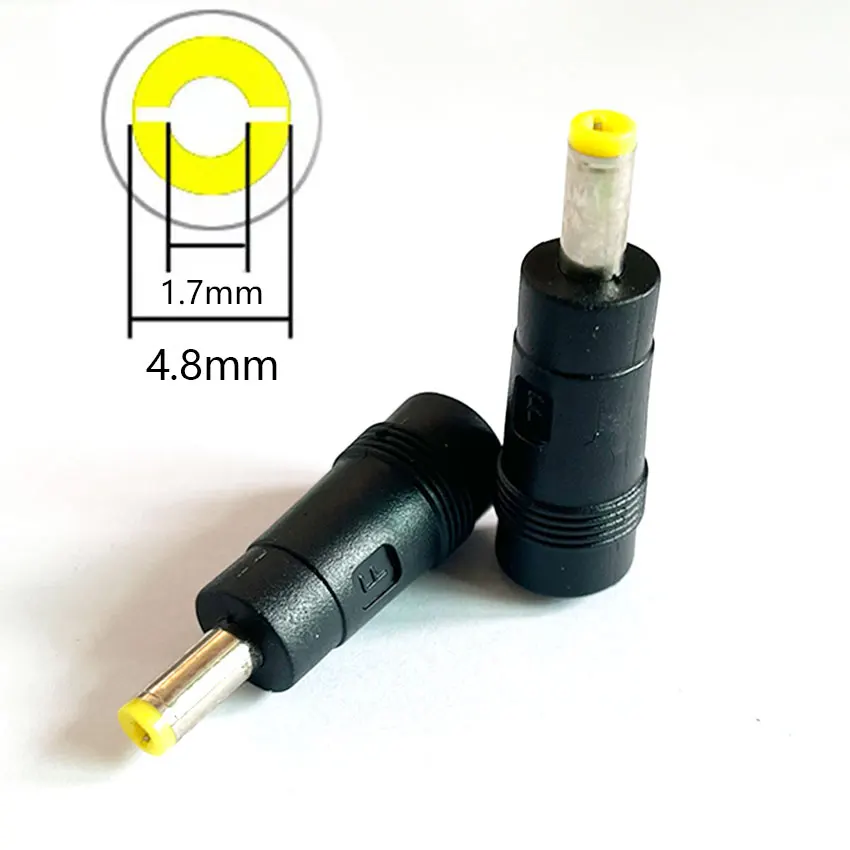 

1/5/10pcs Universal 4.8mmx1.7mm DC AC Power Adapter Tips Connector Kits for Laptop Power Supply Plug Jack Sets