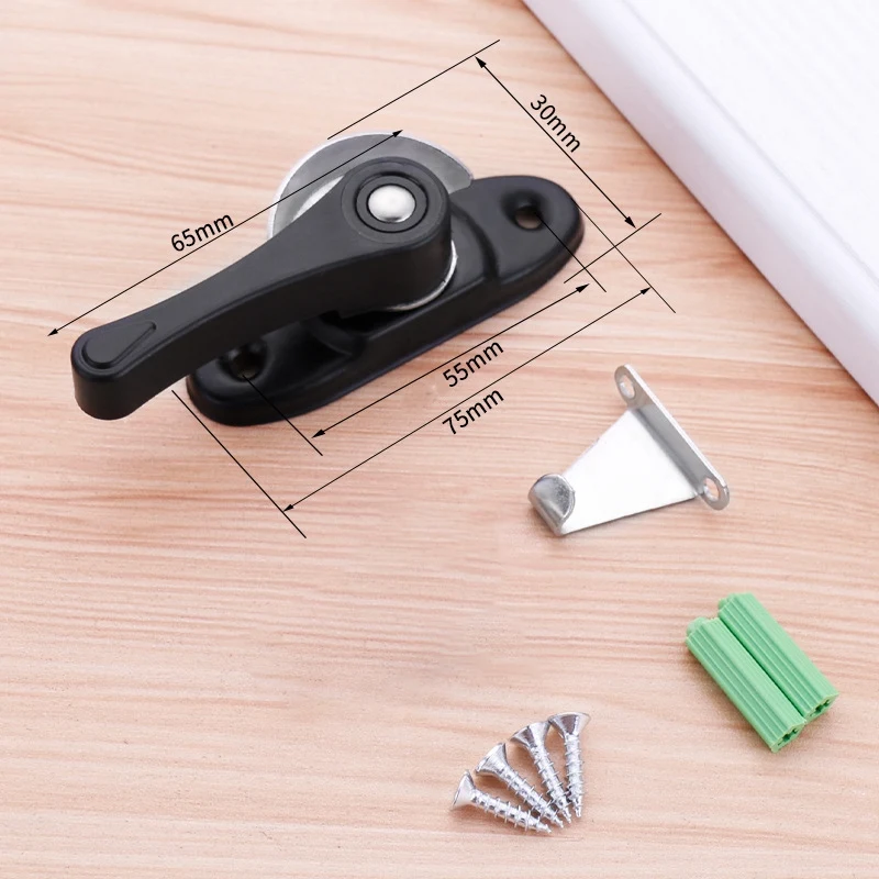 Sliding Door And Window Sash Safety Lock Crescent Type Two-Way Lock