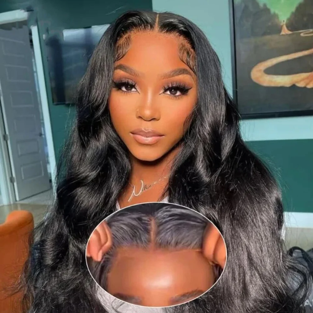 

7x5 Lace Closure Wig Wear And Go Body Wave Human Hair Wig 6x4 Glueless Wig Human Hair Ready To Wear For Women 180% Density