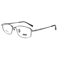 Pure Titanium Eyeglasses Men Optical Frame Prescription Glasses Spectacle Flexbile Long Temple 148mm Sports Style