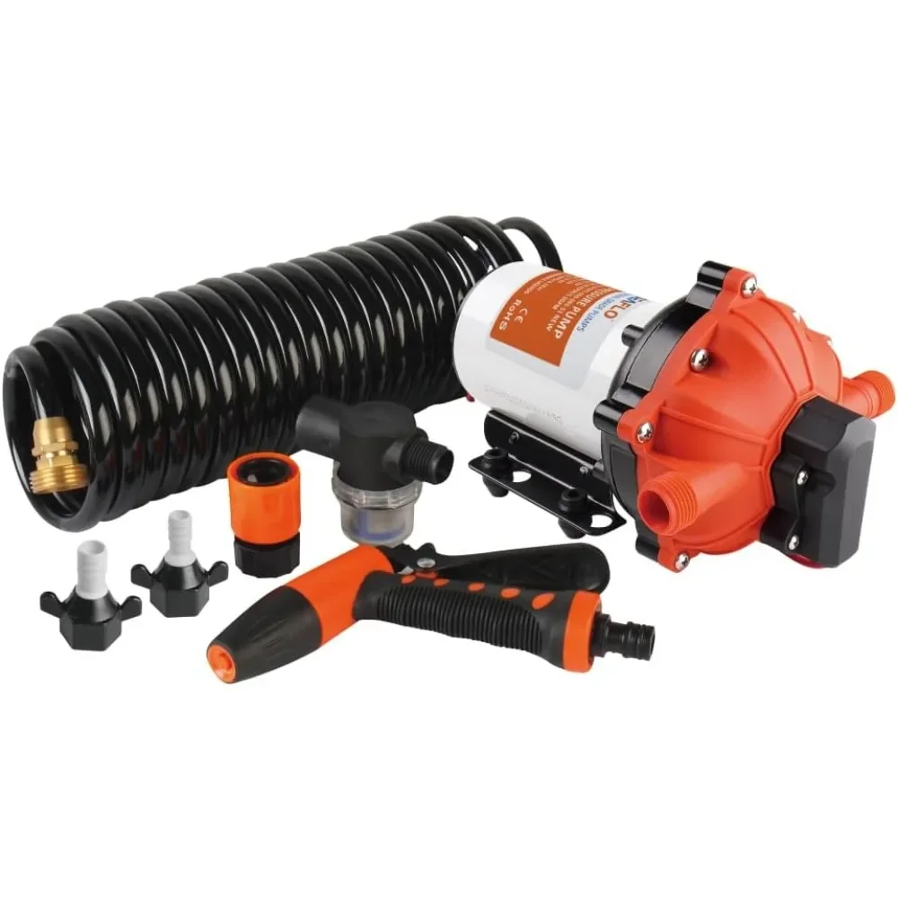 55-Series Washdown Pump Kit - 12V DC, 5.5 GPM, 70 PSI