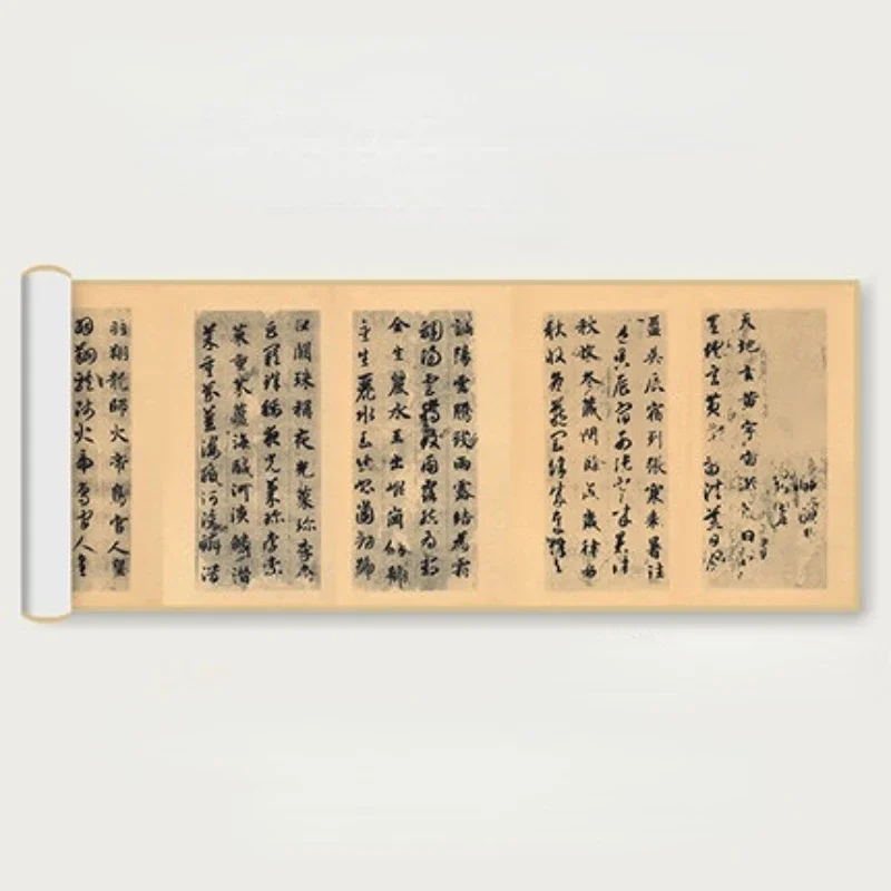 Inscription Copybook Chinese Famous the Thousand Characters Calligraphie Book Chinese Cursive Script Calligraphie Brush Copybook